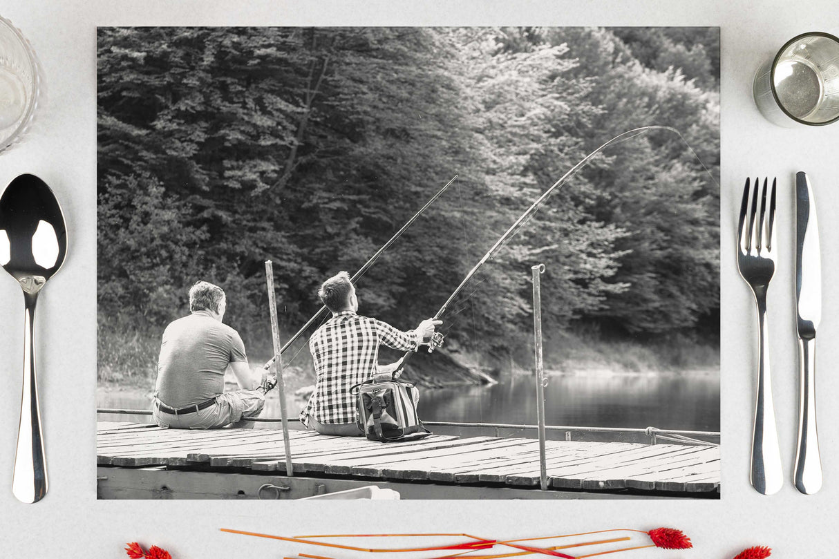 Paper Tablecloth 28x40.5cm 80gr Deco. Fishermen Offset Printing 500 units