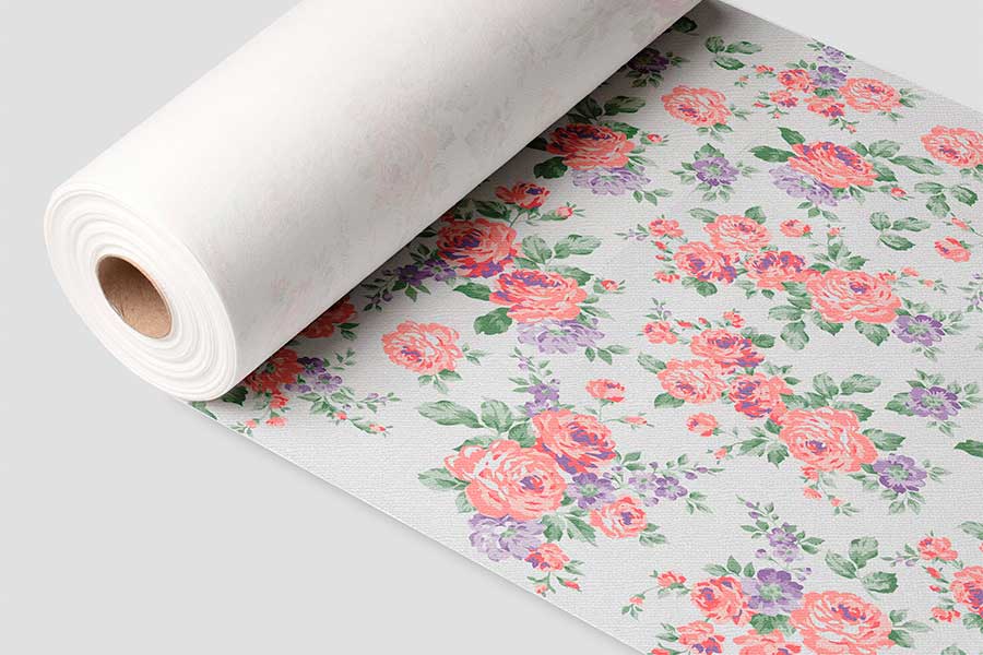 Rollo Mantel Air Soft 0,40x48m Prec. 30cm Deco. Floral