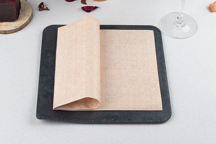 Servilleta Bambulux 40x40cm Deco. Capri Terra, 480uds