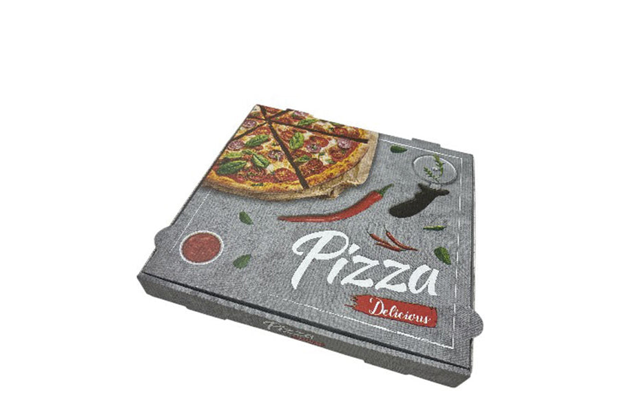 Caja Cartón Pizza 36x36cm Mod. "Delis", 100ud.