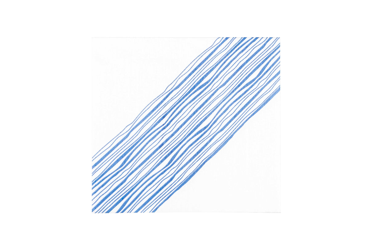 Servilleta Bambutex 40x40cm Deco. Ibiza Azul, 600uds