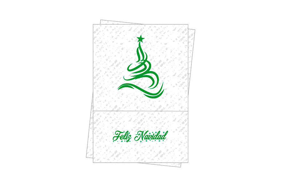 Servilletas Miniservis Sulfito 17x17cm Navidad (Tinta Verde), 100uds 60pq