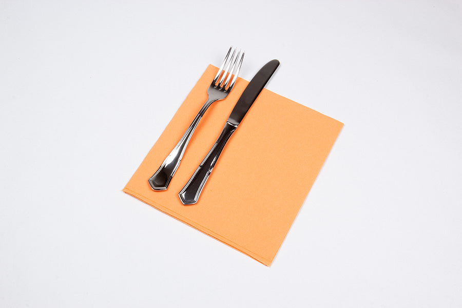 Servilleta Punta Punta 40x40cm Salmón, 50uds 24paq