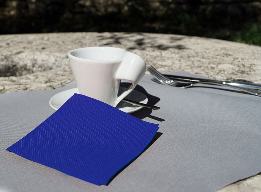 Servilletas Micropunto 20x20cm Azul, 100uds 24pq