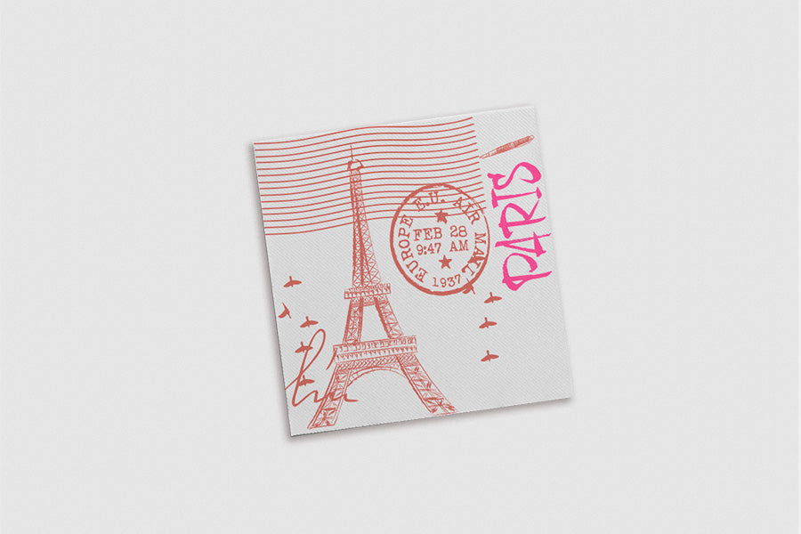 Serv. Air Soft 40x40 600 unités. Déco. Paris