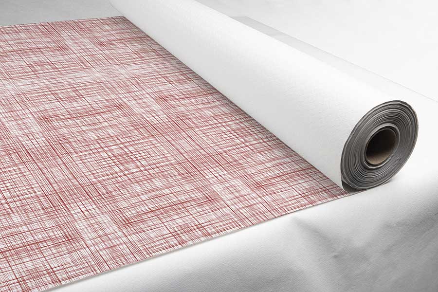 Rollo Mantel Papel 1,2x100m 37gr Deco. Urban Burdeos