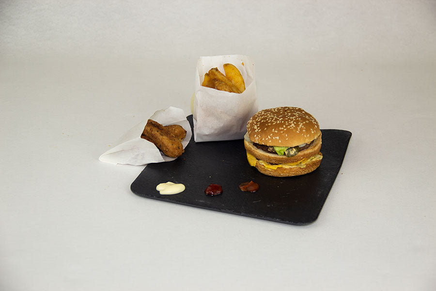 Bolsa Papel Antigrasa 12+6x12cm 35gr Blanco, 2.000uds