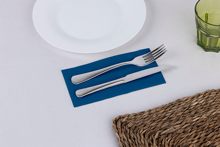 Servilletas Punta Punta 24x40cm Pleg. 1/6 Libro Azul, 1.200uds