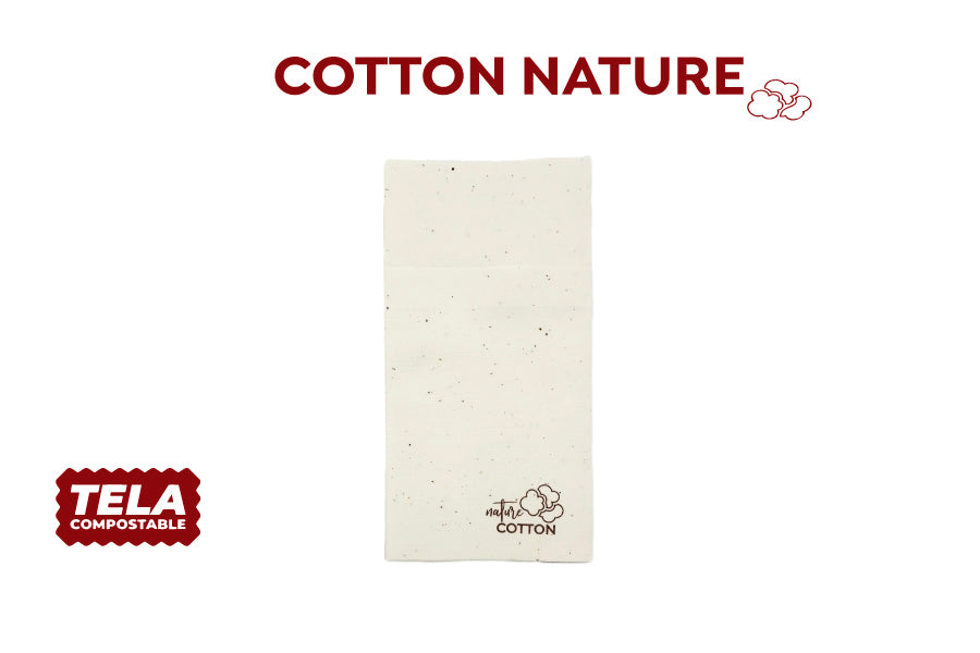 Kanguro Cotton Nature 40x40 400uds. Blanco