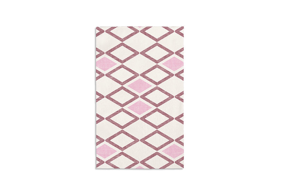 Servilleta Bambulux 30x48cm Pleg. 1/4 Deco. Tresmall Burdeos, 480uds