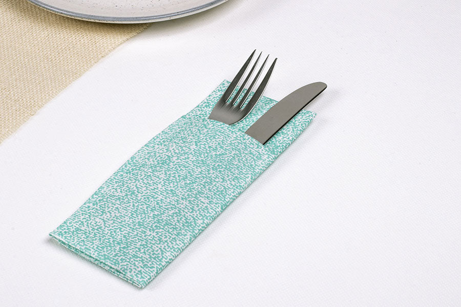 Mini Kanguro Bambutex 32x40cm Deco. Esparta Turquesa, 400uds