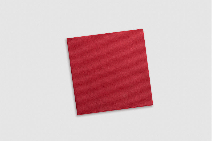Servilleta Air Soft 40x40cm Rojo, 600uds