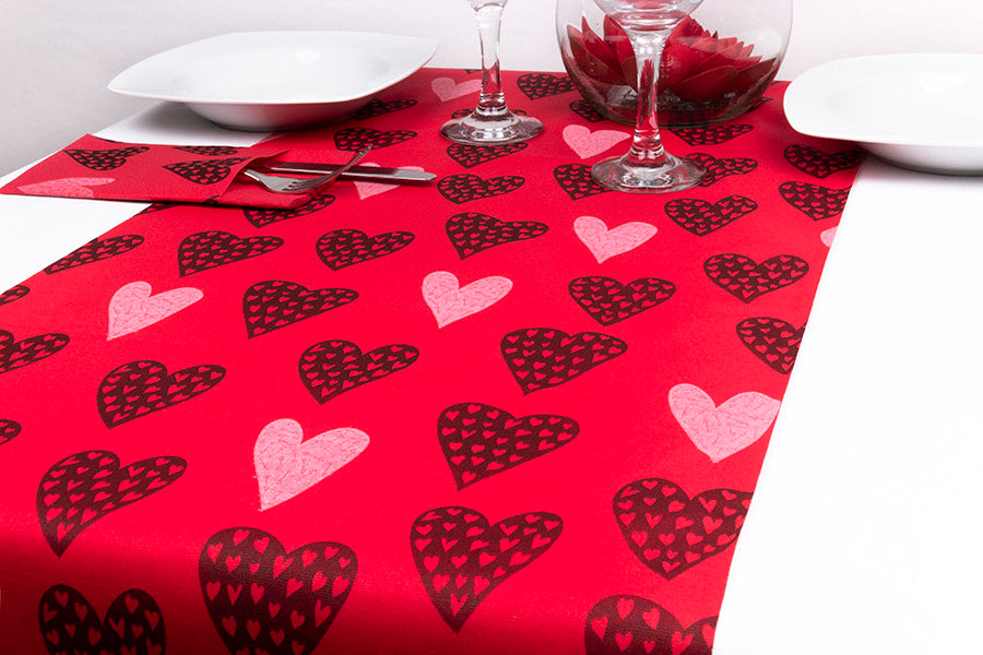 Rollo Mantel Air Soft 0,40x48m Prec. 30cm Rojo Deco. Agatha