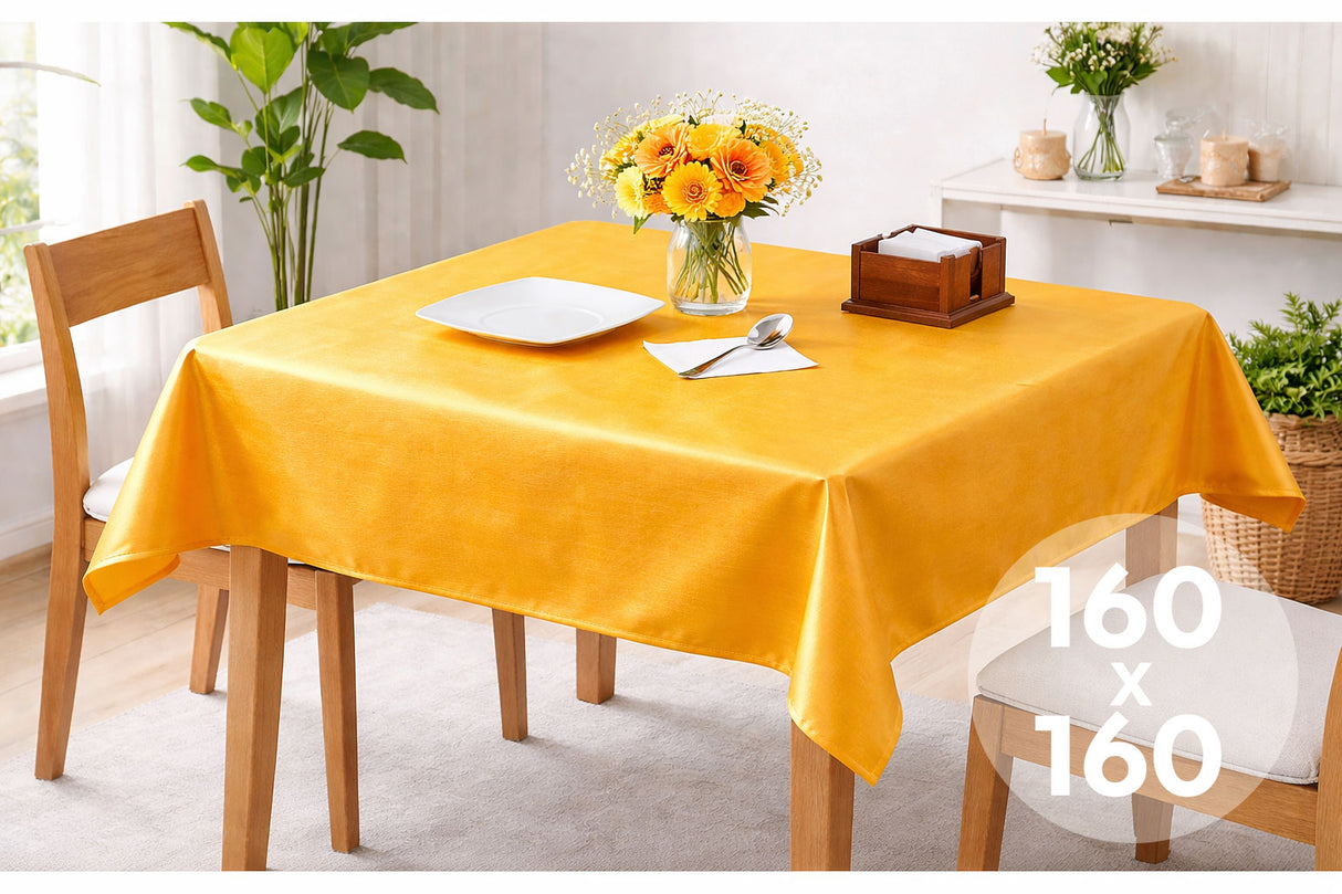 Mantel Extratela Alba Plus 160x160cm Amarillo (Confeccionado a 156x156cm)