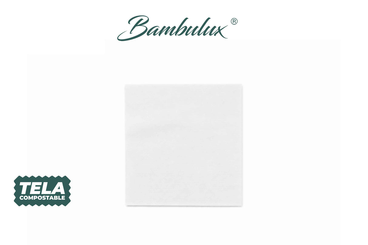 Serv. Bambulux 40x40 400 unités. Blanc