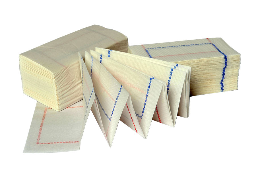 Servilleta Blanco Zig-Zag 14x14cm, 300uds x 30pq