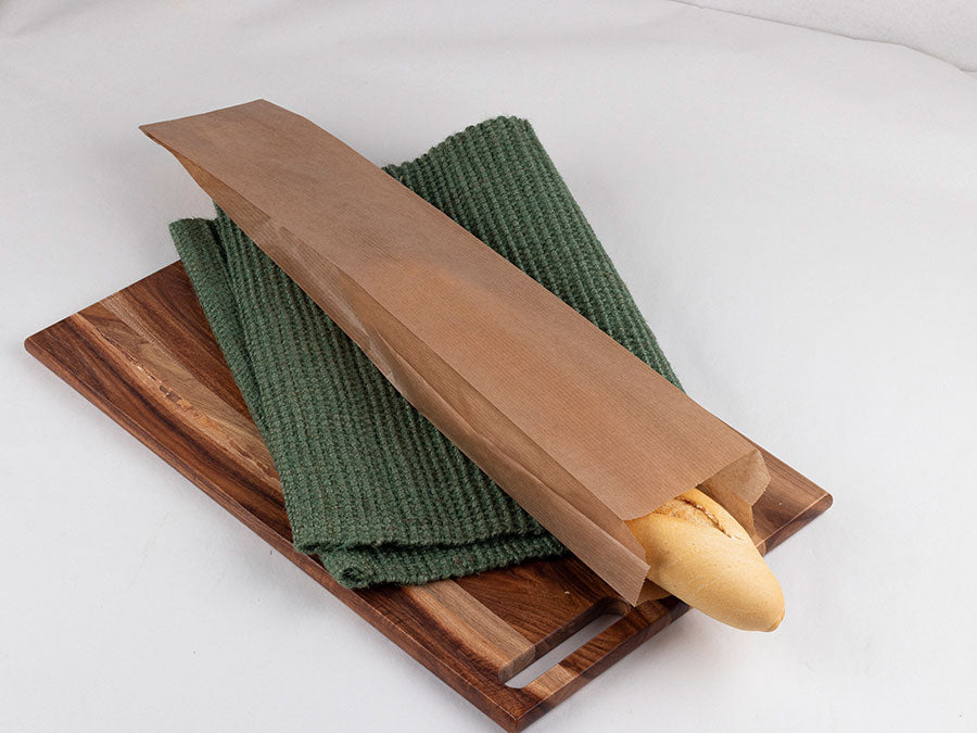 Paper Bag 9+5x50cm 35gr. Laid Kraft 1,000 units.