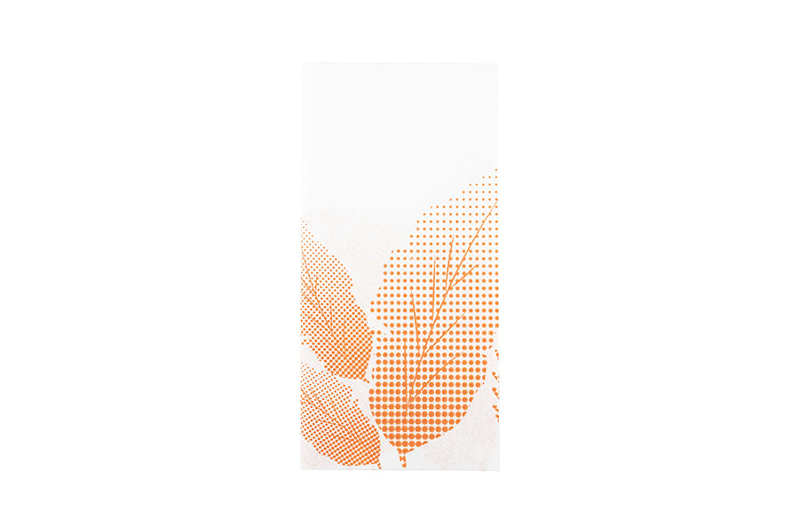 Servilleta Air Soft 40x40cm Pleg. 1/8 Deco. Otoño Naranja, 480uds