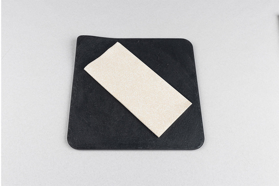 Servilleta Bambutex 40x40cm Pleg. 1/8 Deco. Esparta Crema, 400uds