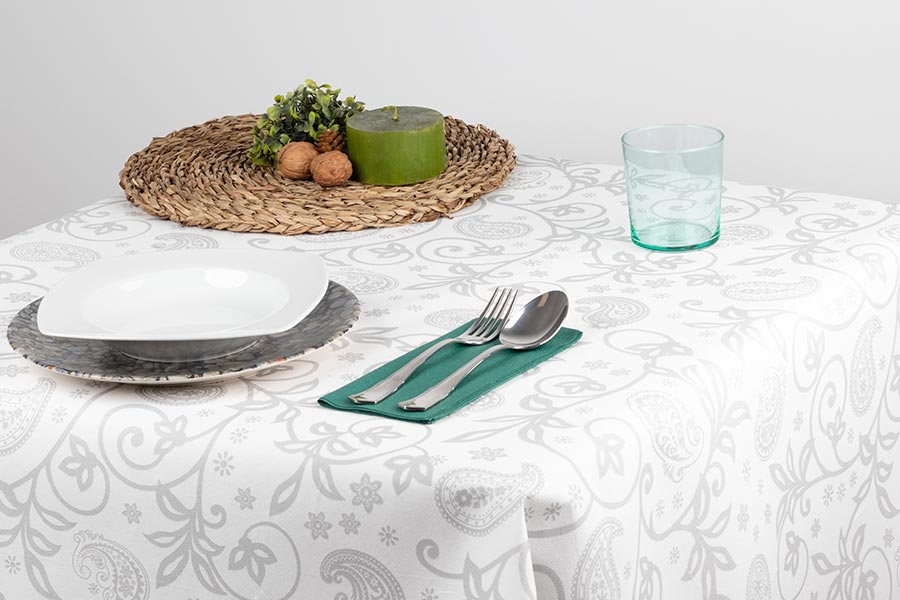 Air Soft Tablecloth 120x120 100 pcs. Deco. Gray Cashmere