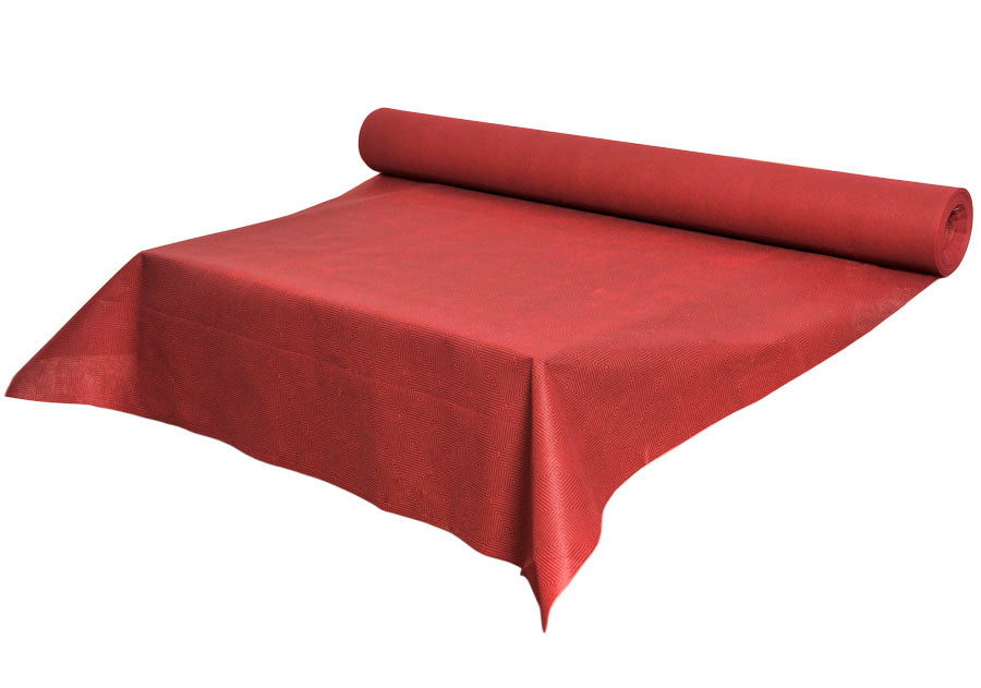 ; Rollo Mantel Novotex 1,20x50m Prec. 40cm Burdeos Deco. Espiral