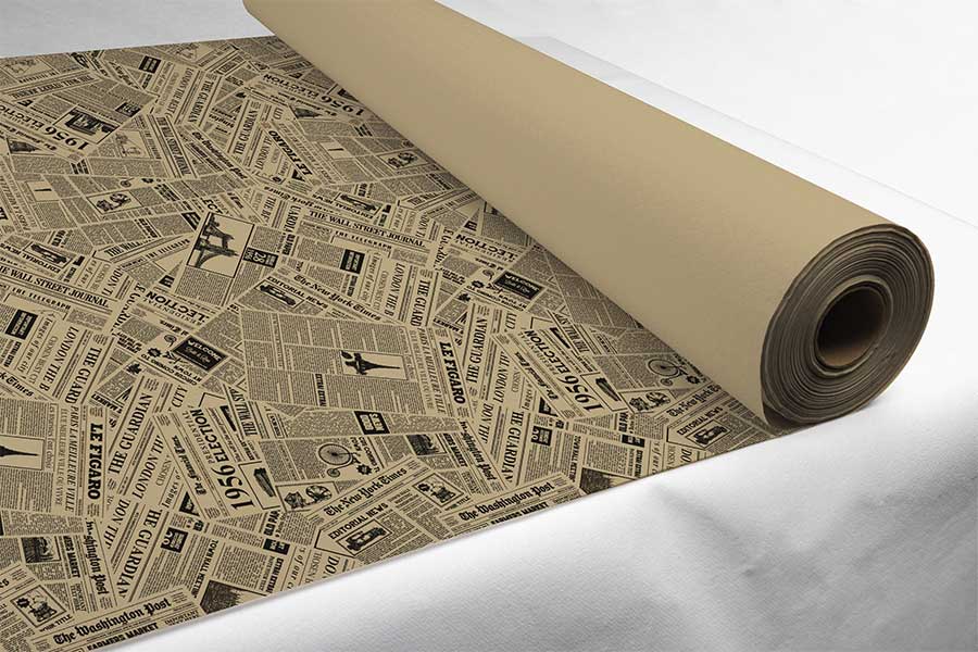 Rollo Mantel Papel 1,2x100m 37gr Eco Nature Deco. Prensa