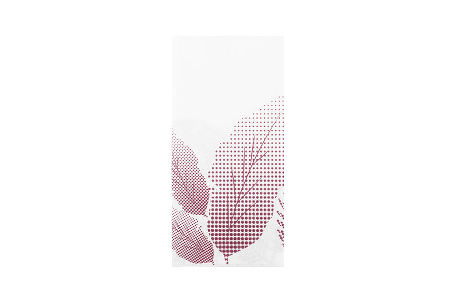 Servilleta Air Soft 48x48cm Pleg. 1/8 L Deco. Otoño Burdeos, 360uds