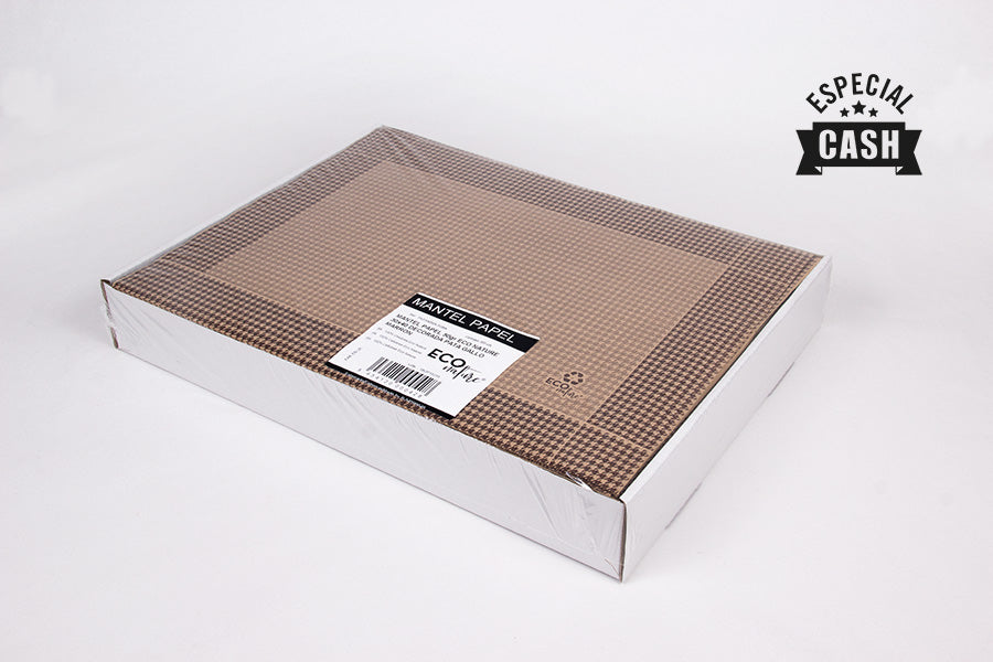 Mantel papel 30x40cm 50gr Eco Nature Deco. Pata Gall, Estuche de 500uds