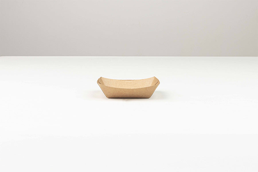 Barqueta Kraft Antigrasa 105x75x30mm (6pq x 150uds)