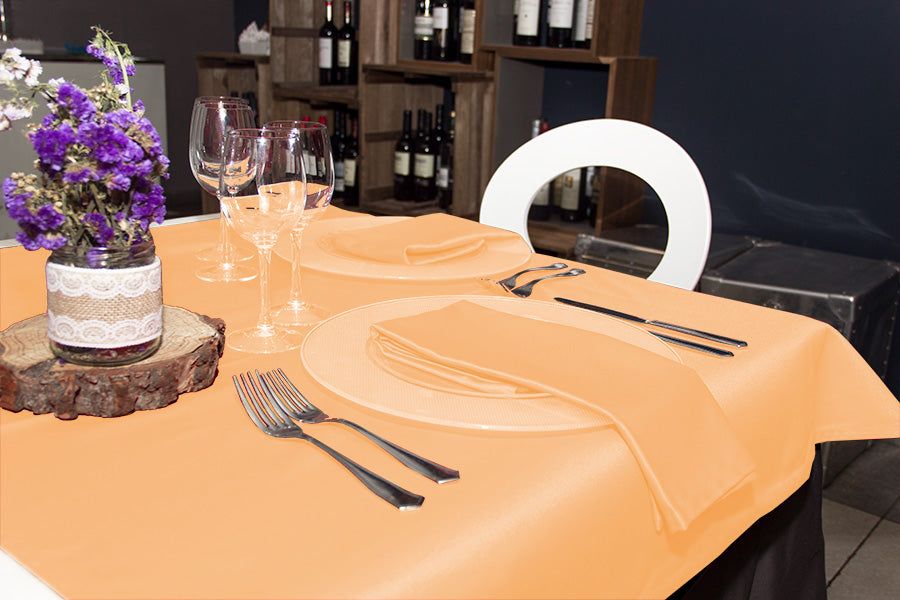 Mantel Tela Raso Satén 120x120cm Color (100% Poliéster)