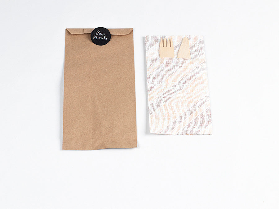 Sac Papel Portacubiertos 11x24cm Eco Nature 1.000u