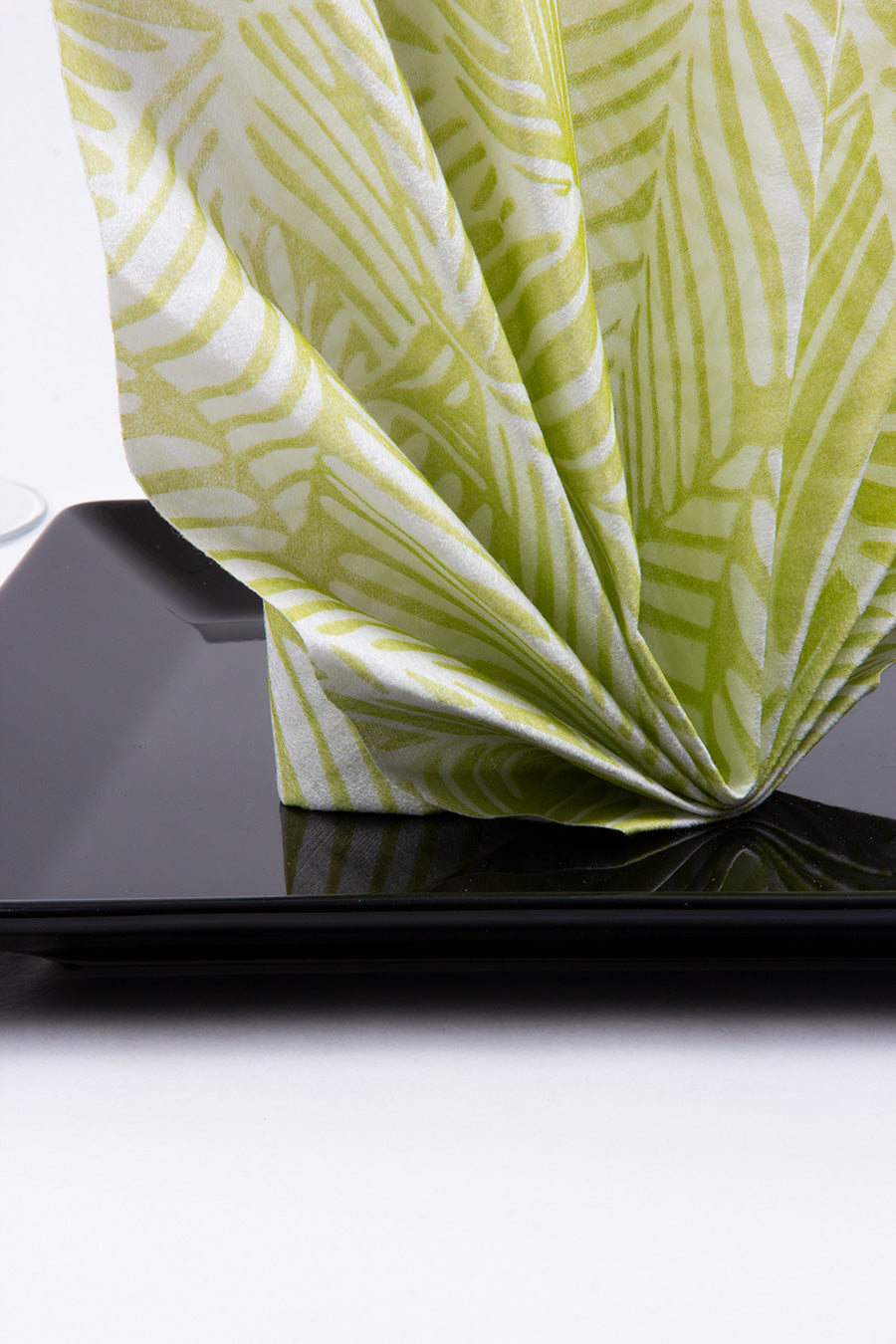 Servilleta Bambutex 50x50cm Deco. Tropical Pistacho, 200uds