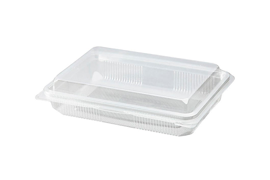 ;Envase tapa bisagra loncheados -pet- 500cc 25 uds (-15ºC à +55ºC)