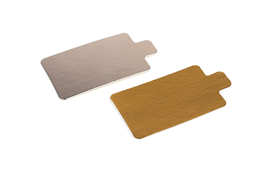 Formato Rectangular Pestaña 10.5x6cm Oro/Plata, 100uds