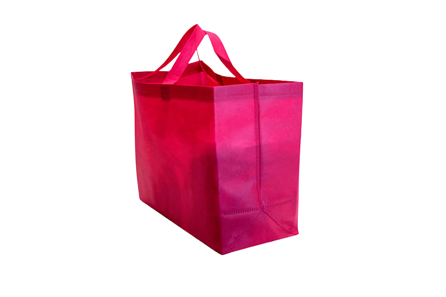 ; Sac Box Novotex 39+10x32cm 80gr. Bordeaux 150 uds.