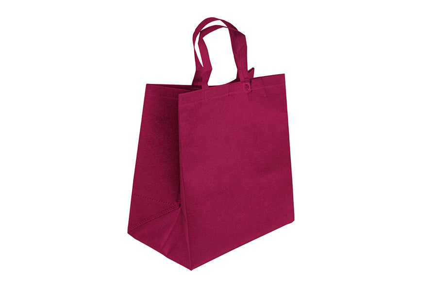 Bolsa Asa Plana Novotex 90g Burdeos 32+21x34 250ud
