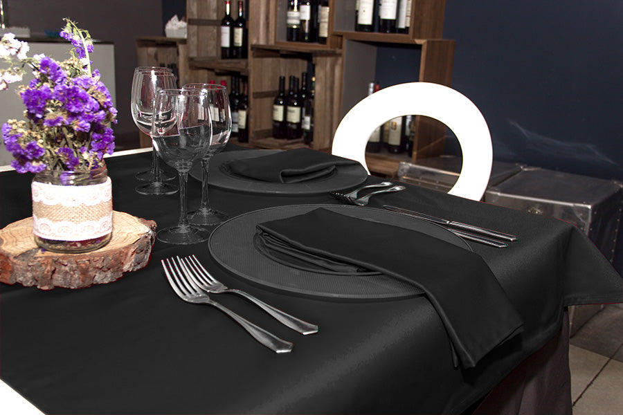 Mantel Tela Raso Satén 120x120cm Color (100% Poliéster)