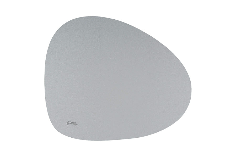 Mantel Polipiel Ovalado 37x43cm Gris-Negro (12pq x 12uds)