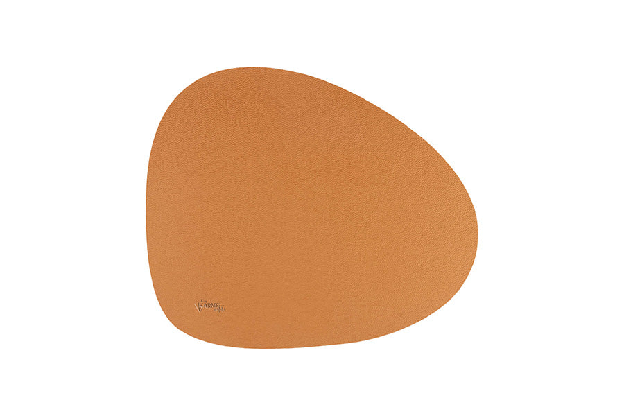 Mantel Polipiel Ovalado 37x43 Verde-Naranja (12pq x 12uds)