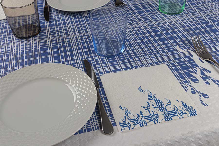 Servir. 30x30 1 Capa 100uds. 48 paquets. Décoration Fallero