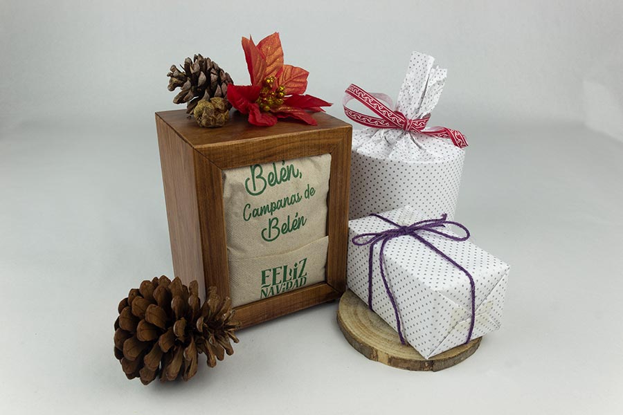 Servilletas Tissue 17x17cm Eco Nature Frase Navidad, 100uds 60pq (Tinta Verde)