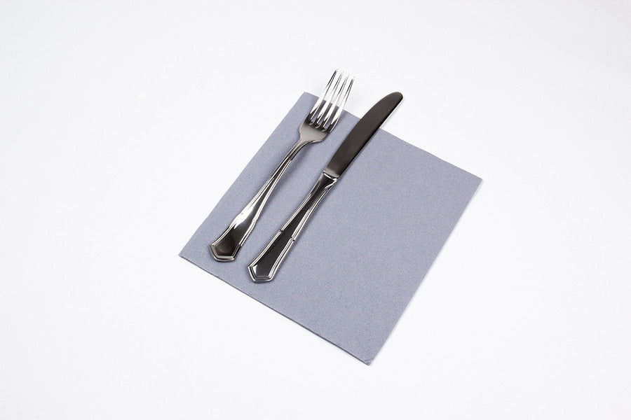 Servilleta 38x38 Punta Punta 50ud. 24 paquets. Gris