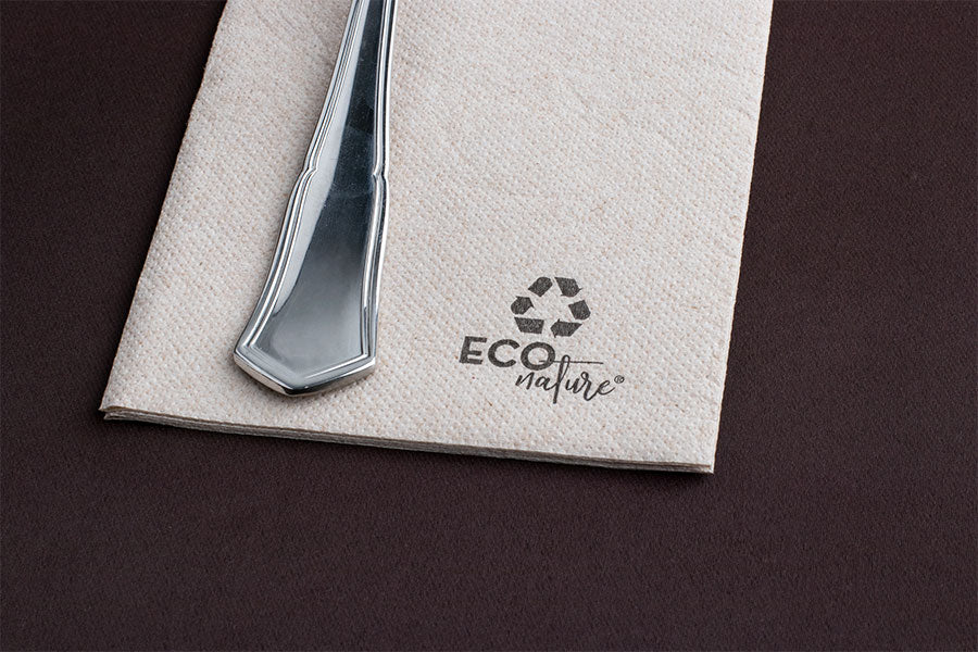 PP Napkin 40x40 Fold. 1/8 1200 units. Eco Nature