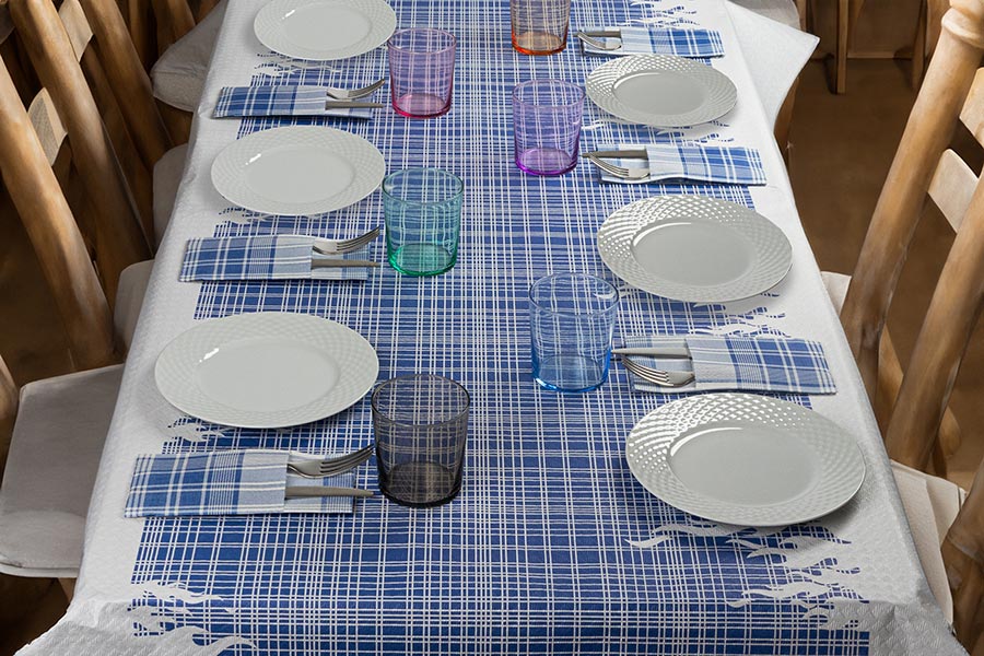 Kanguro 40x40 PP 960 units. White Deco. Fallero