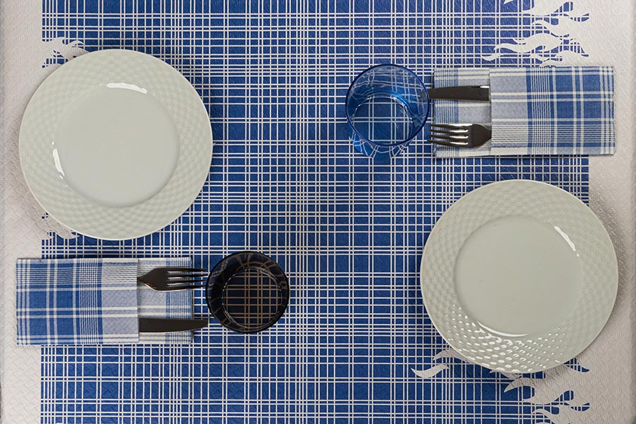 Kanguro 40x40 PP 960 units. White Deco. Fallero