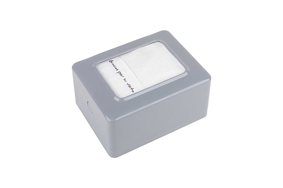 Servilletero Miniservi 17x17 Horizontal Gris,