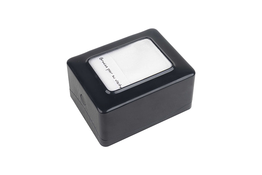 Servilletero Miniservi 17x17 Horizontal Negro,