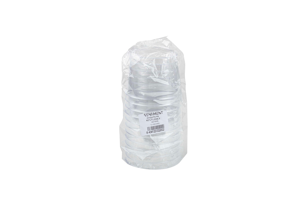 Vaso Chiquito PS Reutilizable 12uds x 40pq