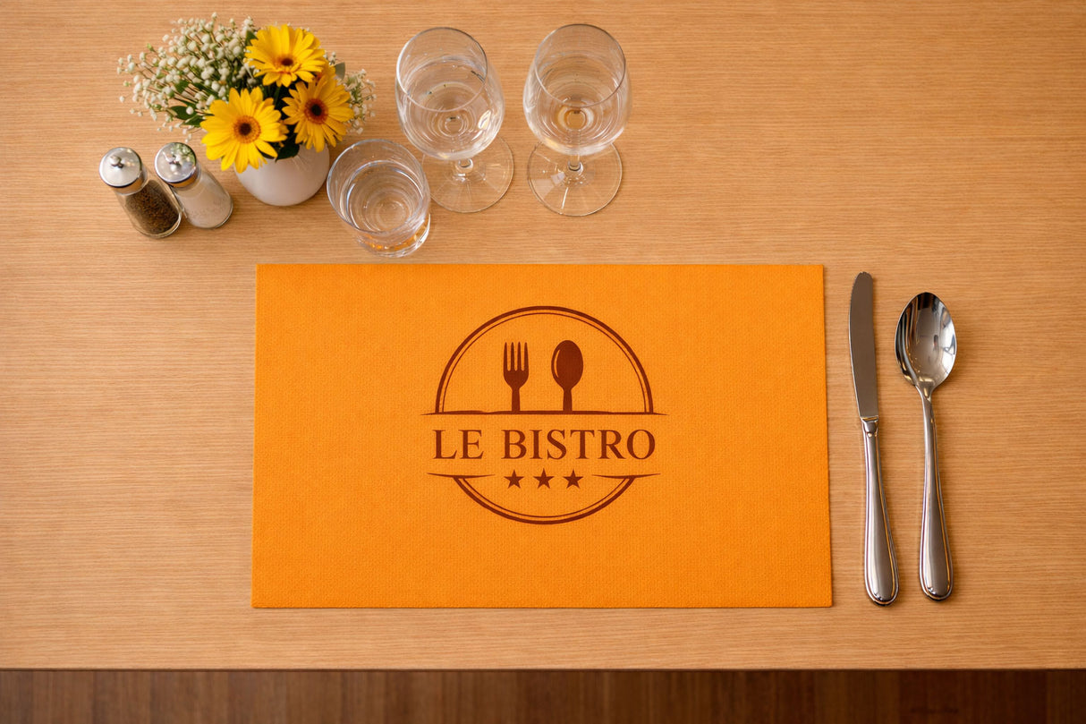 Air Soft Tablecloth 30x40 400 units. Orange