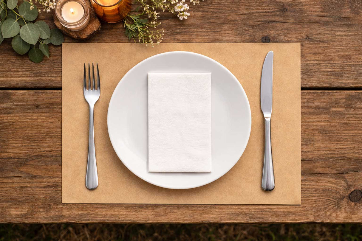 Air Soft Tablecloth 30x40 400 units. wood